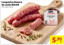 Alcampo Roler longaniza blanca de cerdo oferta