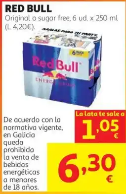 Alcampo Red Bull Original o sugar free oferta