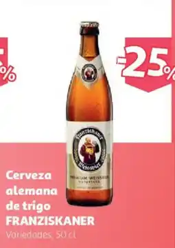 Alcampo Franziskaner cerveza alemana de trigo oferta