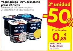 Alcampo Danone yogur griego oferta