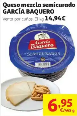 Alcampo García Baquero queso mezcla semicurado oferta