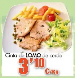 Congelados Copos Cinta de lomo de cerdo oferta