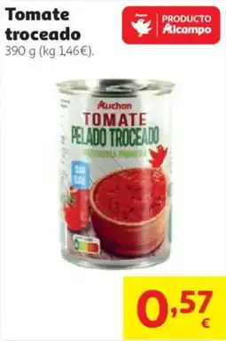 Alcampo Auchan tomate pelado troceado oferta