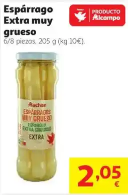 Alcampo Alcampo espárrago extra muy grueso oferta
