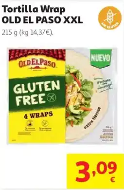 Alcampo Old el paso tortilla wrap oferta