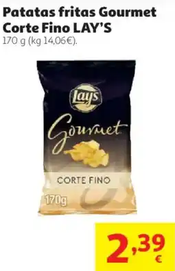 Alcampo Lay's Patatas fritas Gourmet Corte Fino oferta