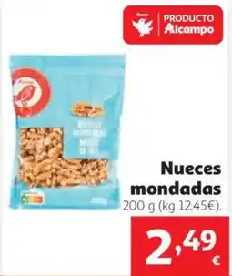 Alcampo Alcampo nueces mondadas oferta
