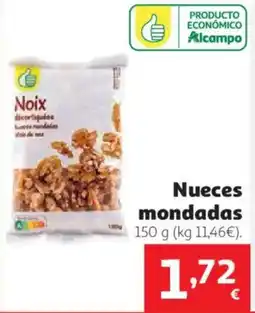 Alcampo Alcampo nueces mondadas oferta