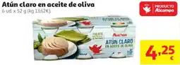 Alcampo Auchan atún claro en aceite de oliva oferta