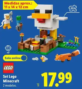 Lego Set Lego Minecraft 2 modelos.
