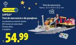 Lidl Lupilu tren de mercancía o de pasajeros oferta