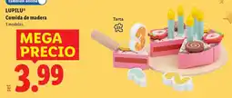 Lidl Lupilu comida de madera oferta