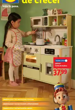 Lidl Lupilu cocina de madera oferta