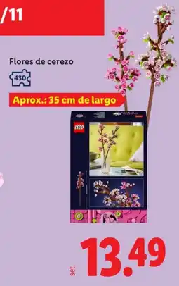 Lidl lego flores de cerezo oferta