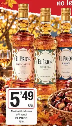 SPAR Fragadis El prior - moscatel, mistela o viñari oferta