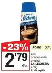 SPAR Fragadis La lechera - llet condensada original oferta