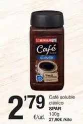 SPAR Fragadis Spar - café soluble clasico oferta