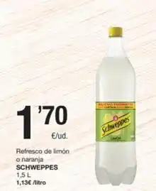 SPAR Fragadis Schweppes - refresco de limon o naranja oferta