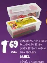SPAR Fragadis Damel - gominolas pika cintas rellenas de fresa oferta