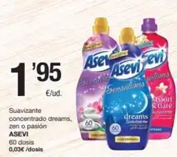 SPAR Fragadis Asevi - suavizante concentrado dreams zen o pasion oferta