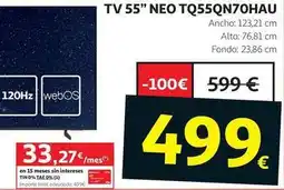 Alcampo Total - tv 55 neo tq55qn70hau oferta