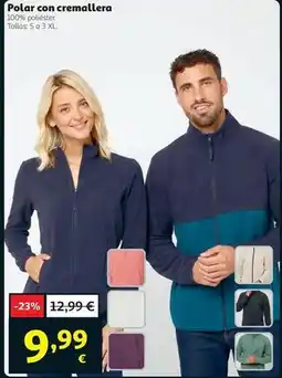 Alcampo Polar con cremallera oferta