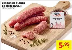 Alcampo Roler - longaniza blanca de cerdo oferta