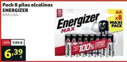 Alcampo Energizer - pack 8 pilas alcalinas oferta