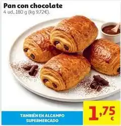 Alcampo Alcampo - pan con chocolate oferta