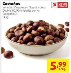 Alcampo Paredes - castanas oferta