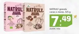 HiperDino Natruly - granola cacao o moras oferta