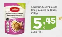 HiperDino Linwoods - semillas de lino y nueces de brasil oferta