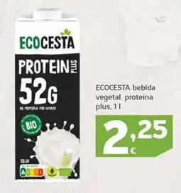 HiperDino Ecocesta - bebida vegetal proteina plus oferta