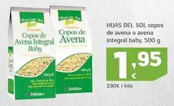 HiperDino Hijas del sol - copos de avena o avena integral baby oferta