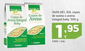 Hijas del sol - copos de avena o avena integral baby