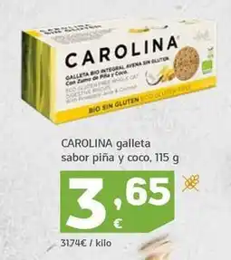 HiperDino Carolina herrera - galleta sabor pina y coco oferta