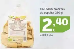 HiperDino La finestra - crackers de espelta oferta