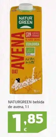 HiperDino Naturgreen - bebida de avena oferta