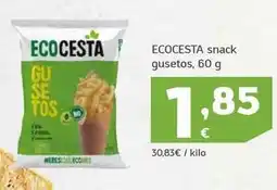 HiperDino Ecocesta - gusetos snack oferta