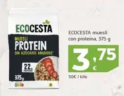 HiperDino Ecocesta - muesli con proteina oferta