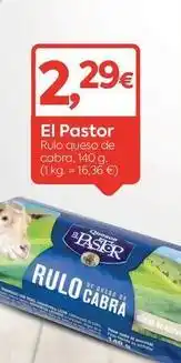 Suma Supermercados El pastor - rulo queso de cabra oferta