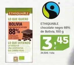 HiperDino Ethiquable - chocolate negro 88% oferta