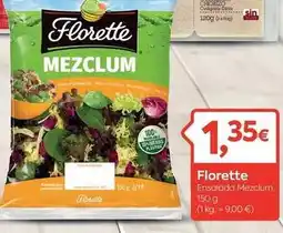Suma Supermercados Florette - ensalada mezclum oferta