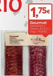 Suma Supermercados Gourmet - salchichon y chorizo oferta