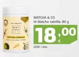 HiperDino Matcha & co - té matcha vainilla oferta