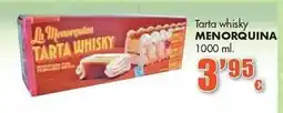 Congelados Copos La menorquina - tarta whisky oferta