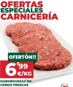 Díaz Cadenas Haburguesas de cerdo frescas oferta