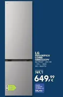 Worten Lg - frigorífico combi 322py oferta