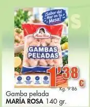 Congelados Copos Gamba pelada oferta