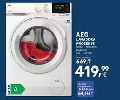 Worten Aeg - lavadora prosense oferta